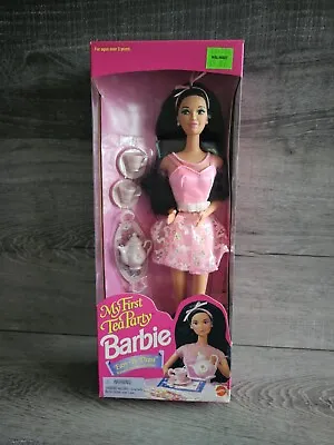 Vintage My First Tea Party Hispanic Mattel Barbie Doll NIB NRFB 1995 #14876 • $30