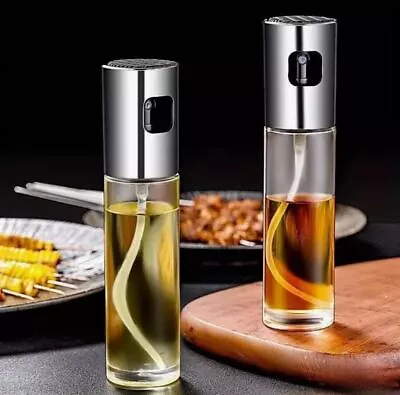 T4M Premium Oil Spray Bottle - Versatile Kitchen Tool For Healthy Cooking Baking • £8.99