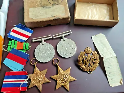 £49.99 • Buy Genuine WW2 Medal Group - SOULSBY - RAF - Box & Papers