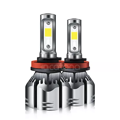 H11 H9 H8 LED Headlight Bulbs Kit Car Replacement Globes White 150W 20000LM • $23.50