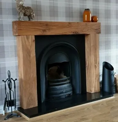 Solid Mantel Mantle Mantelpiece Fireplace Fire Surround Floating Shelf 4 X8  • £59.99