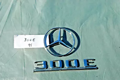 1986-1993 Mercedes W124 300E Trunk Emblem Set OEM 2017580058 • $28.50