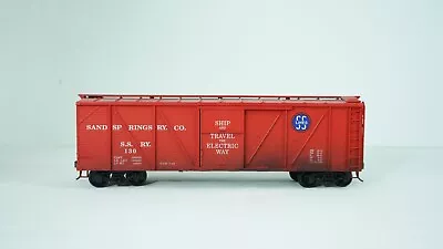 Crown Model CMP O Scale 2-Rail Sand Springs RR Weathered OB Box Car #130 B10 • $24