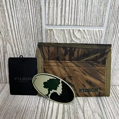 Filson Smokejumper Wallet 20078578 Made In USA Shadow Grass Mossy Oak Oil Wax • $56.40