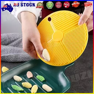 # Plastic Pasta Washboard Macaroni Gnocchi Maker Board Cutter  Rolling Pin Molds • $7.16