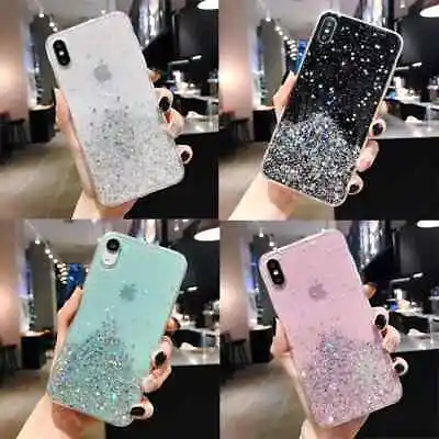 Glitter Case For IPhone 15 14 Pro Max 13 12 11 Plus 7 8 SE XR XS  Phone Cover • £2.95