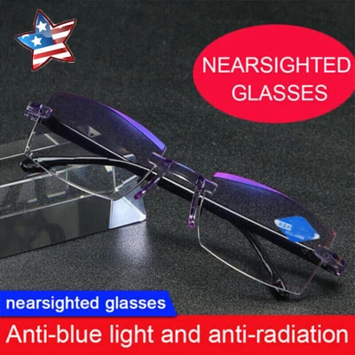$5.21 • Buy 2Pcs High Hardness Anti-Blue Far And Near Dual Use Reading Glasses Adult New MH7