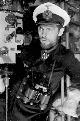 German WW II Photo  -   U - Boat Captain - Reinhard Hardegen • $3.99