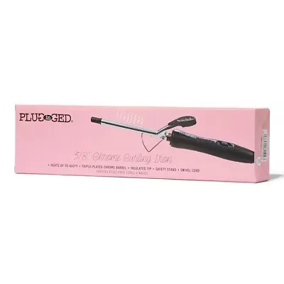 Plugged In HeatMaster Chrome Curling Iron 3/8 Inch  • $11.99