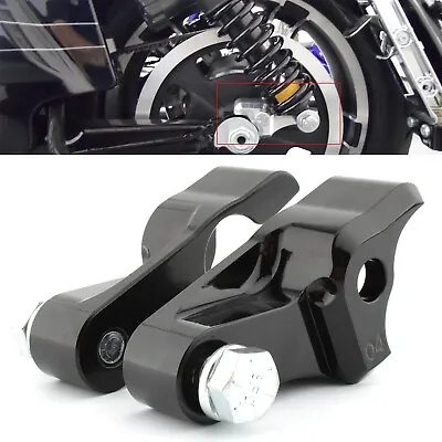 Rear Shock Lowering Kit For HARLEY BAGGER TOURING FLH FLHX FLTR Black • $36.88