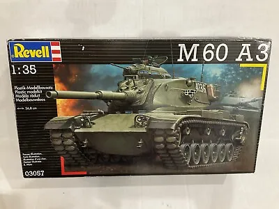 Revell M60 A3 US Army Tank 1/35 Scale NO. 03057 NEW SEALED BOX  • $49.99