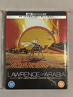 4K UHD Blu-ray Lawrence Of Arabia Steelbook Please Read Desc • £140