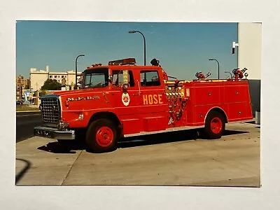 Minneapolis MN Hose 1 Ford L General Safety Pumper Fire Apparatus Photo A44 • $5