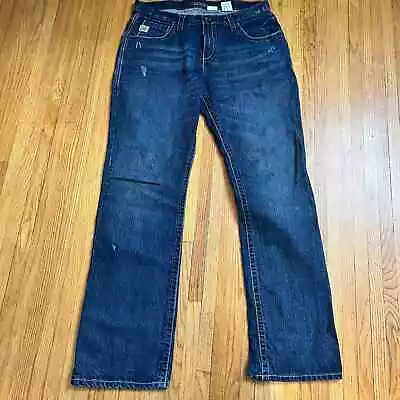 Cinch Jeans Mens 36 X36 White Tag Western Flap Pocket Blue Denim Pants • $39.99