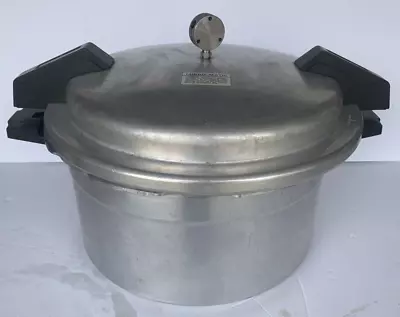 Vintage Mirro Matic Pressure Cooker Canner M-0512 12 Quart W/Jiggler • $39.99