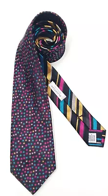 1009) Bugatchi Men's Tie 100% Silk Made In Italy • $10.99