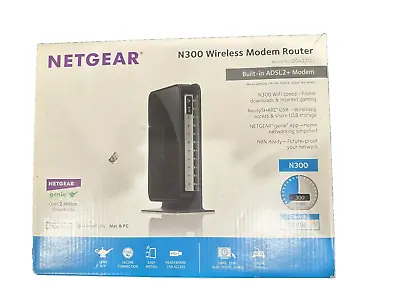 Netgear DGN2200 N300 Wireless ADSL 2+ Modem Router • $19.99