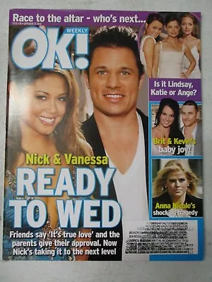 Ok Tabloid Magazine Sept 25 2006 Nick Lacey & Vanessa Minnillo Wedding Love • £9.61