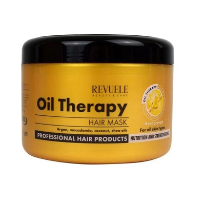 £5.61 • Buy Revuele Oil Therapy Hair Mask Argan, Macadamia, Coconut & Shea 500ml