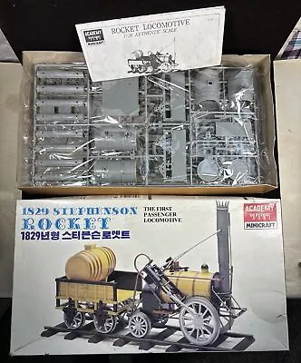 Vintage Minicraft Model Kit 1829 Stephenson Rocket First Passenger Locomotive • $20.50