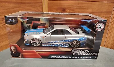 New 2023 Jada® Brian's Fast & Furious Nissan Skyline Gt-r (bnr34) 1:24 Die-cast • $24.99