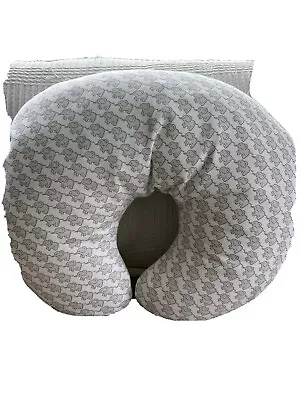 £20 • Buy FEEDING PILLOW NURSING MATERNITY BABY BREASTFEEDING COTTON Elephants Grey