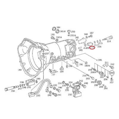 Automatic Transmission Kickdown Solenoid Genuine For Mercedes 0003042790 • $72.32