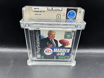 1st Print Madden NFL 99 Sony PS1 WATA 8.0 A FACTORY SEALED VGA • $99.99