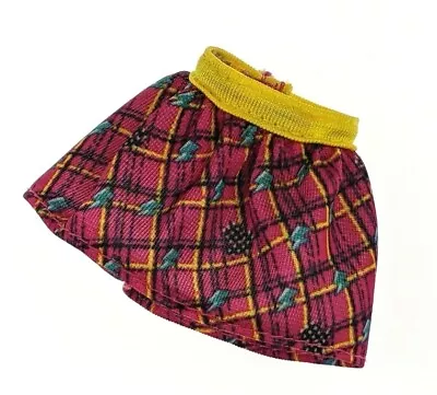 Monster High - Draculaura - Freaky Fusion - Save Frankie - Red Plaid Skirt Only • $8.49