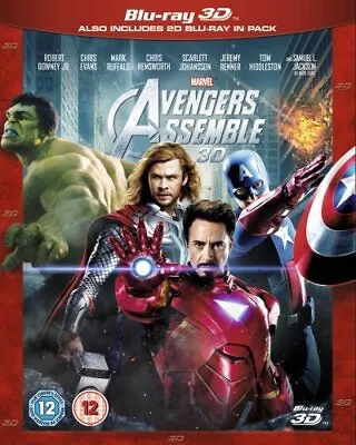 Avengers Assemble Blu-Ray (2012) Robert Downey Jr Whedon (DIR) Cert 12 2 Discs • £2.08