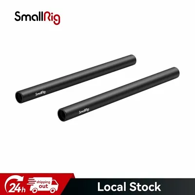 SmallRig 2pcs 15mm Aluminum Alloy Rod  (M12-30cm) For Rail Follow Focus - 1053  • £14.90