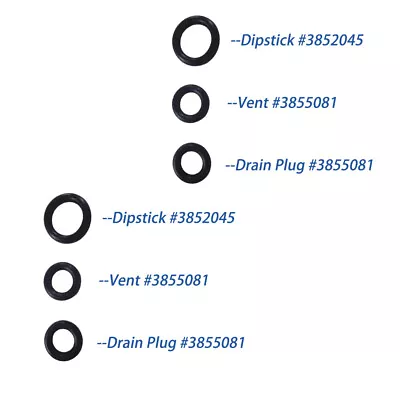 2Set New Volvo Penta Gearlube/Gearoil Oring Set SX-M SX-A DPS-A 3852045 &3855081 • $14.80