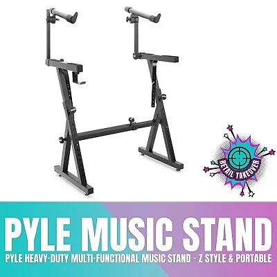 Pyle PKST2TZ Two Tier Heavy-Duty Music Stand • $99.99