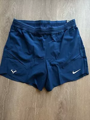 Nike Court  Nadal Advantage Rafa 7” Tennis Shorts Court Blue Mens XXL DD8543-476 • $99.99