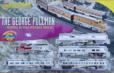 Athearn Ho George Pullman Santa Fe Valley Flyer Passenger Train Set 1024 Ts F7a • $300