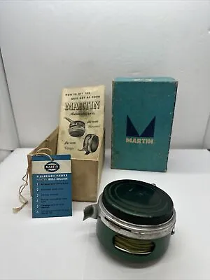 Vintage Martin Mohawk Model 48 Automatic Fly Fishing Reel W/Box + Instructions • $49.99