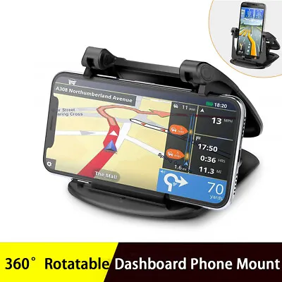 Universal 360° Rotatable Car Dashboard Mobile Cell Phone Mount Holder Stand • $23.91