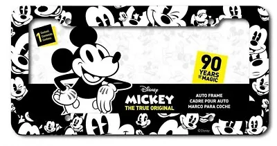Disney Mickey Mouse Expressions Authentic Plastic License Plate Frame Universal • $14.99
