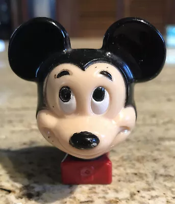 Vintage 1960s Walt Disney Mickey Mouse Head Night Light - Tested/Works Lights Up • $8.99