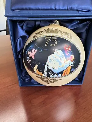 Kurt S Adler Elvis Presley 75th Birthday 2010 Glass Ornament 4  In Box ELV75 • $20