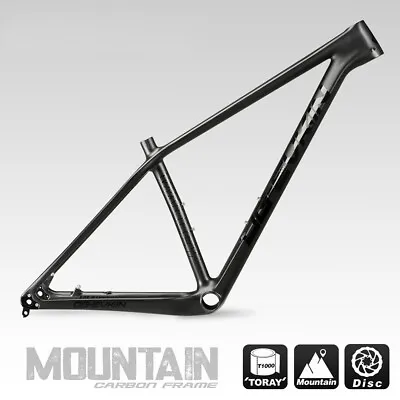 CF-052 29er MTB Carbon Bike Frame 135xQR Or 142x12 Thru Axle Disc Carbon • $730.31