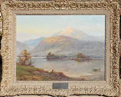Alfred De Breanski Jr. “Invergary Castle Loch Oich” Oil Painting • $6500