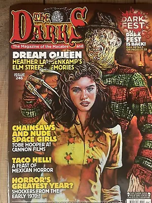 £7 • Buy The Dark Side Magazine #246 2023 Heather Langenkamp Nightmare On Elm Street