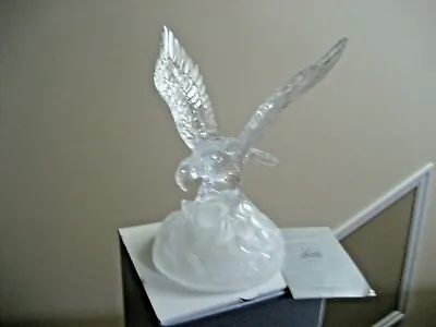 Cristal D'argues Lead Crystal Eagle W/paper Sticker Made In France - In Orig Bo • $17.88