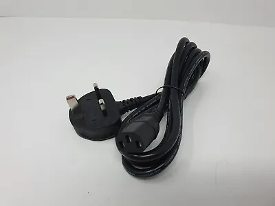 Samsung LE40R87BD 40  TV Mains Power Cable 3 Pin Power Lead IEC UK Plug 1.8m  • £14.95