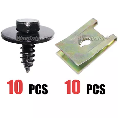 Engine Under Cover Splash Guard Screw Nut UnderTray Clip For BMW 1356 Series • $12.79