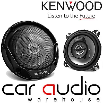 KENWOOD KFC-E1065 420 Watts Pair 10cm 4  Coaxial Door Dash Shelf Car Speakers • £25.95