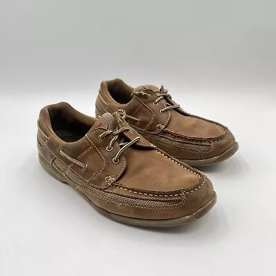 G.h. Bass And Co Earl 2 Men’s Leather Boat Shoes Size 11.5M Brown • $23.99