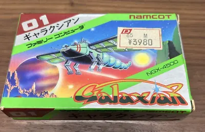 Galaxian Famicom W/BOX NES Nintendo Japan Namco Rare Game Tested Japan F/S • £37.85