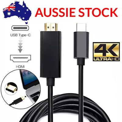 $12.50 • Buy  HDMI Cable USB 3.1 To USB C Type C Male To HDMI 4K UHD Thunderbolt Cable